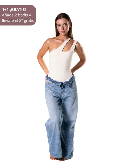 Body con un solo tirante Shapewear