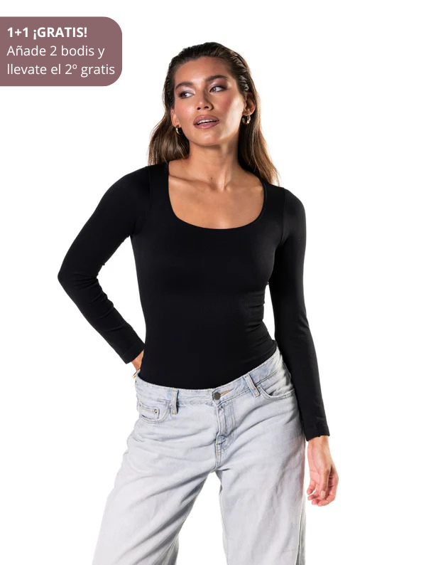 Body de manga larga con tanga