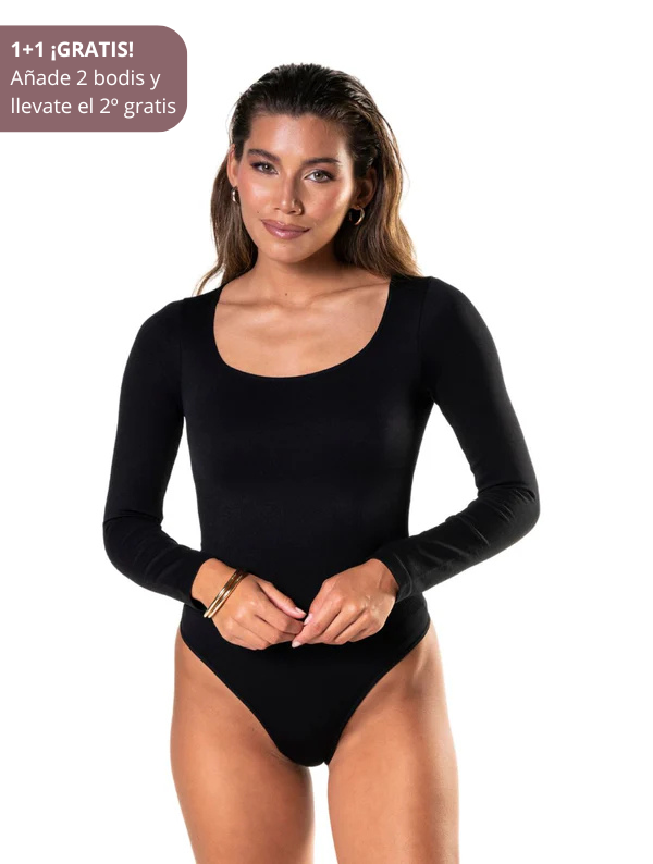 Body de manga larga con tanga