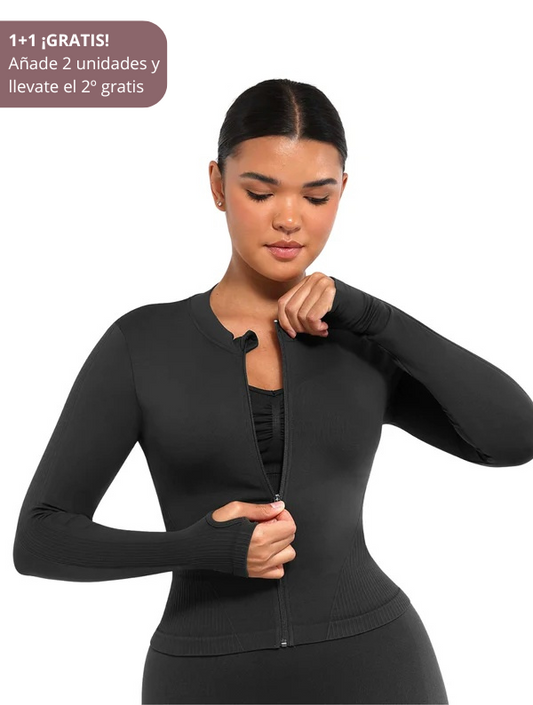 Chaqueta Sculpt con Cremallera